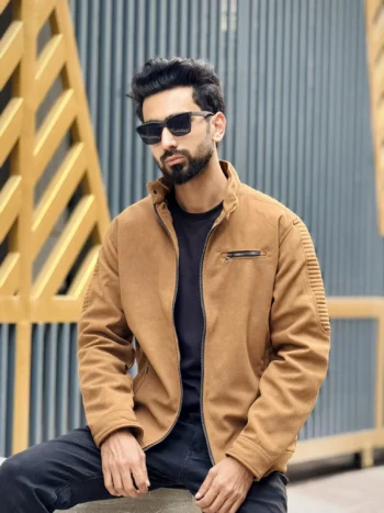 Premium Swift Leather Jacket - Brown