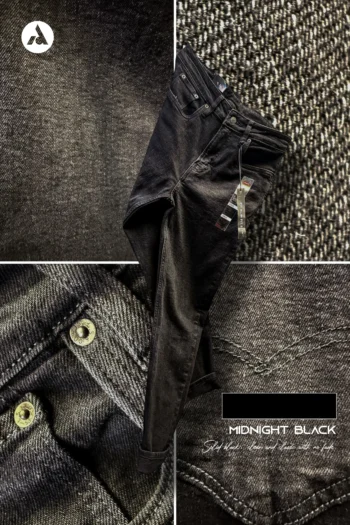 Levi's Slim Fit Denim Pant  (Midnight Black)